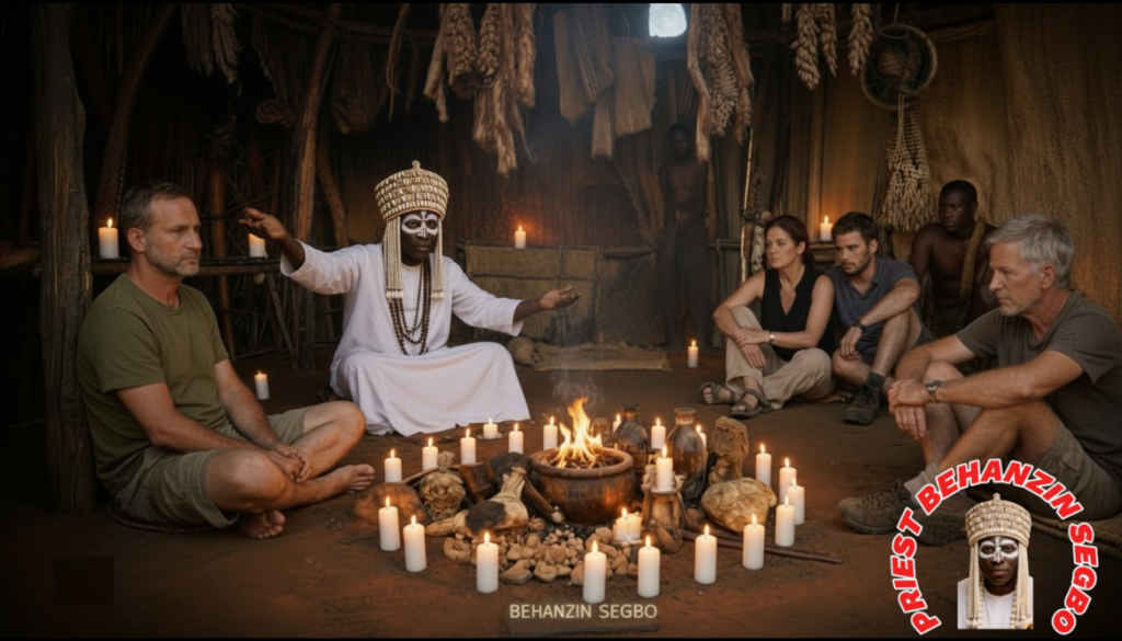 Priest Behanzin Segbo_attending_to_guests