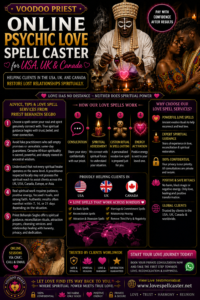 Online Psychic Love Spell Caster for USA, UK & Canada