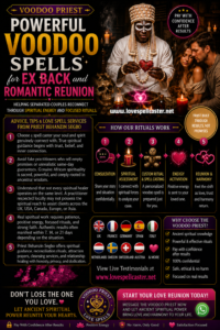 Powerful Voodoo Spells for Ex Back, Love Reconciliation & Romantic Reunion ❤️