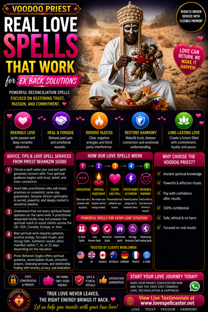 Real Love Spells That Work for Ex Back Solutions