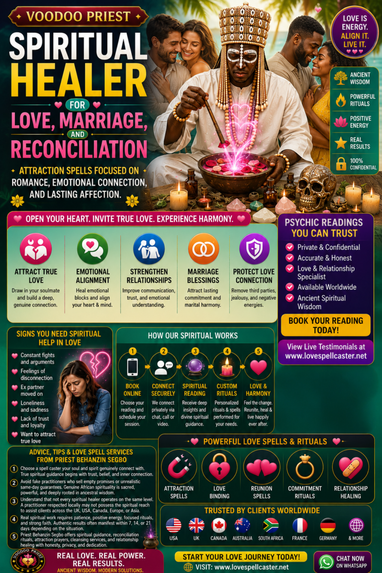 Spiritual Healer for Love, Marriage, and Reconciliation
