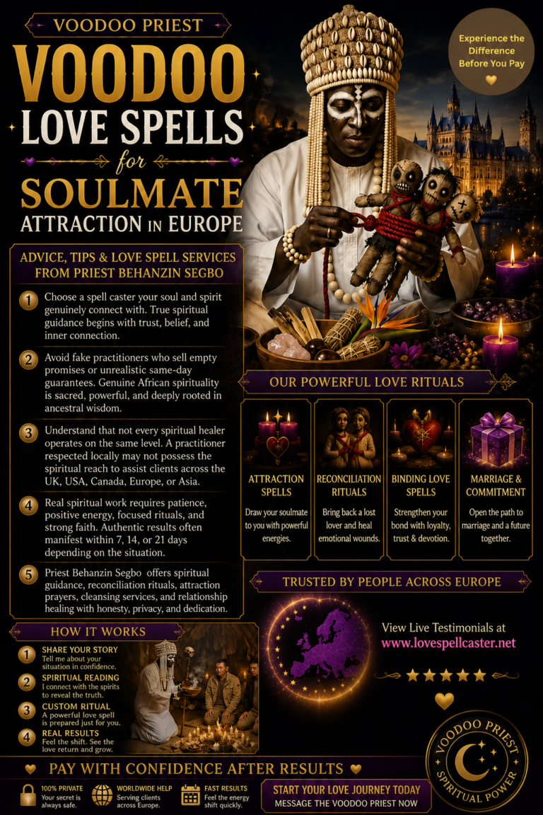 Voodoo Love Spells for Soulmate Attraction in Europe