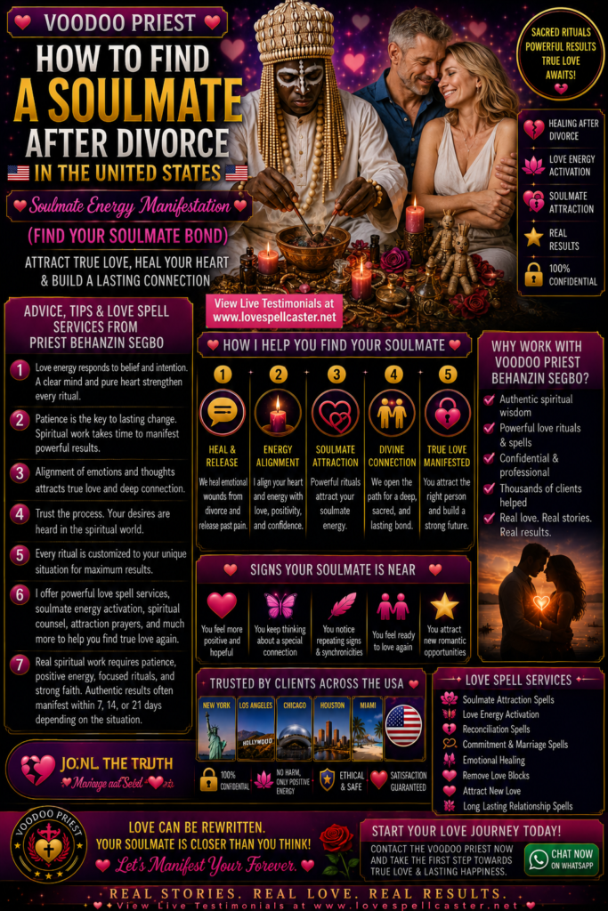How to Find a Soulmate After Divorce in the United States soulmate energy manifestion ( Find Your Soulmate bond)
