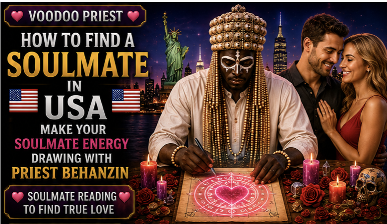How to Find a Soulmate in USA Make you soulmate energy drawing with Priest Behanzin