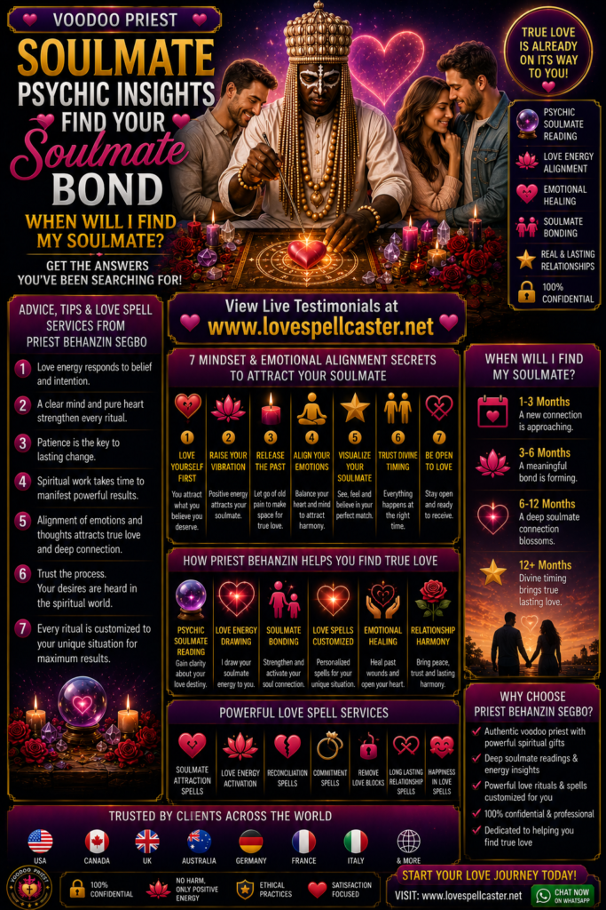 Soulmate Psychic Insights, Find Your Soulmate Bond - When will i Find my soulmate